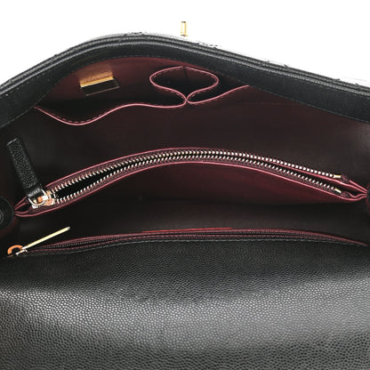 Chanel Caviar Quilted Small Coco Handle Flap Black 5 of 13