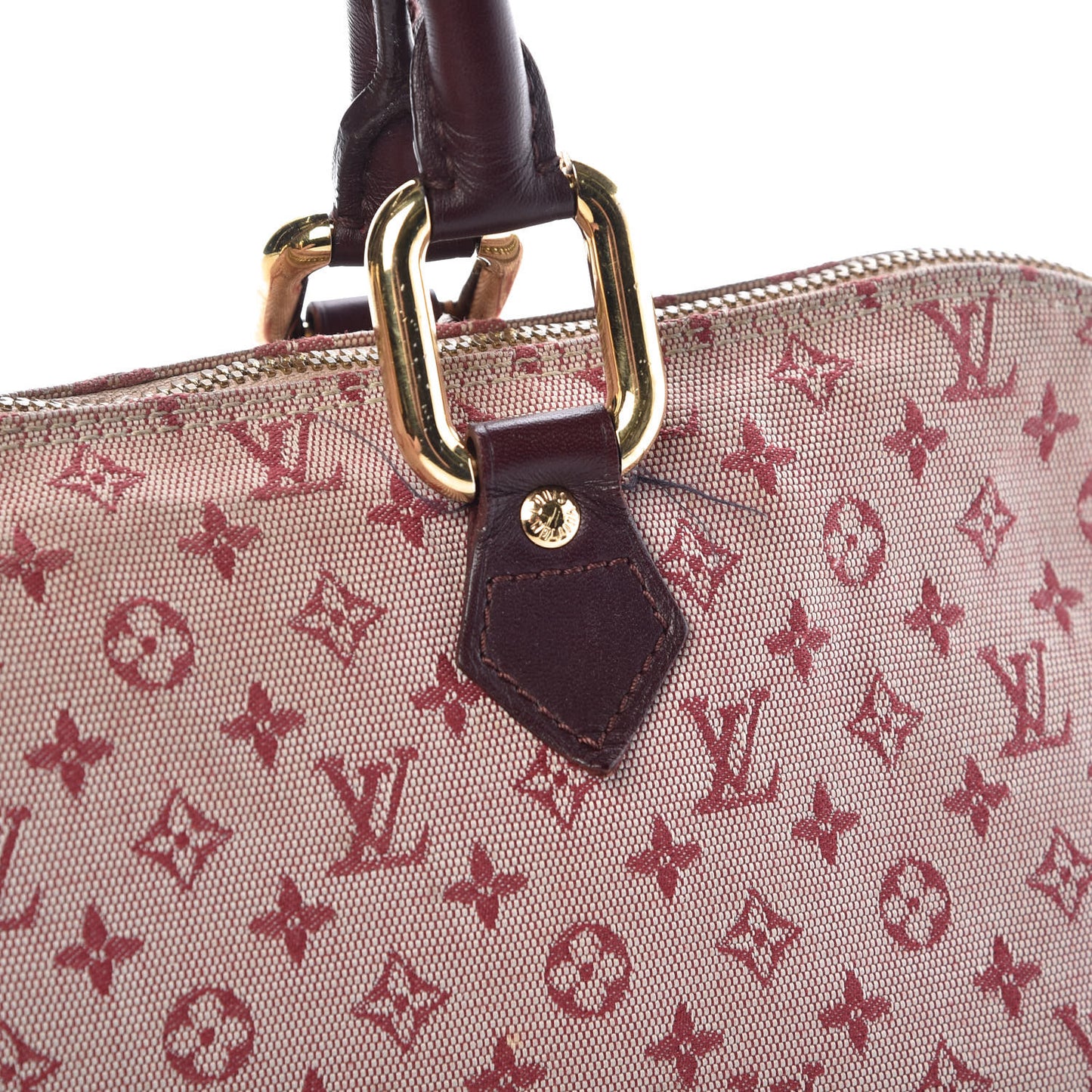 Mini Monogram Alma Long Cherry