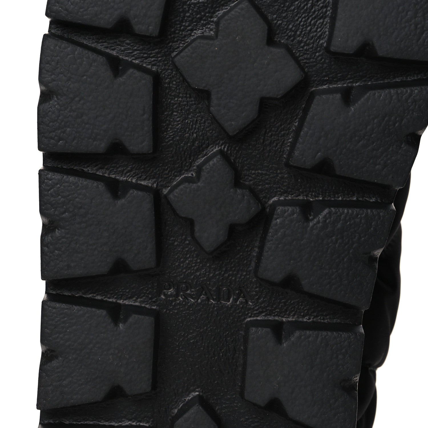 Prada Re-Nylon Piuma Triangle Logo Padded Drawcord Rush 20mm Slippers 39.5 Black 6 of 9