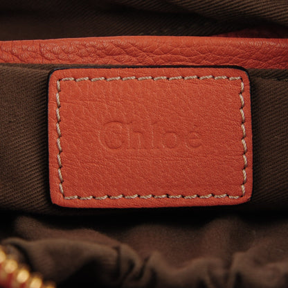 Chloe Calfskin Medium Marcie Satchel Coral 6 of 7