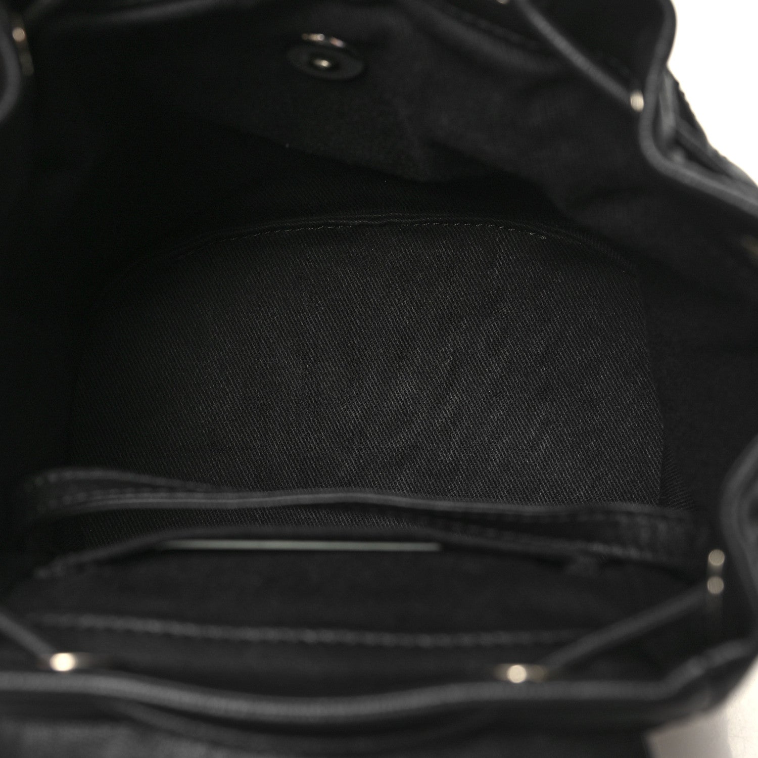 Chanel Lambskin Quilted Metallic Bubble Backpack Black 5 of 10