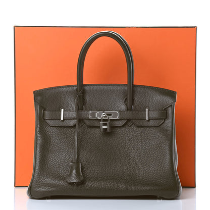 Hermes Togo Birkin 30 Vert Bronze 13 of 13