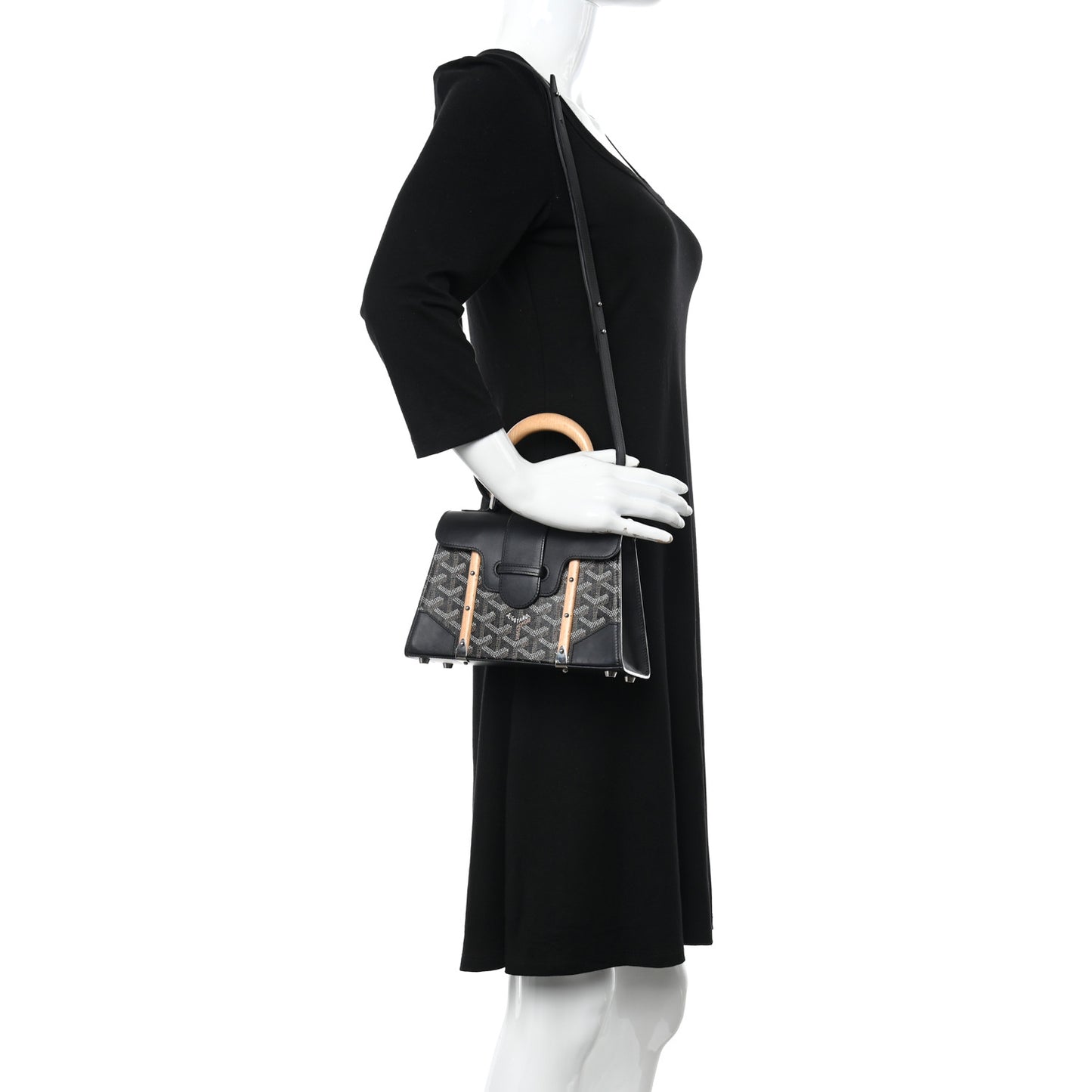 Goyardine Structure Mini Saigon Black