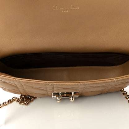 Christian Dior Lambskin Cannage Miss Dior Promenade Pouch Beige 6 of 10