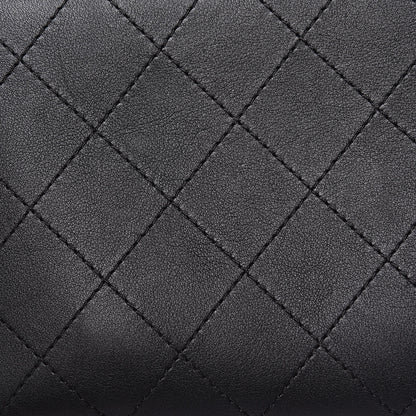 Chanel Calfskin Stitched Large Flap Black 8 of 18