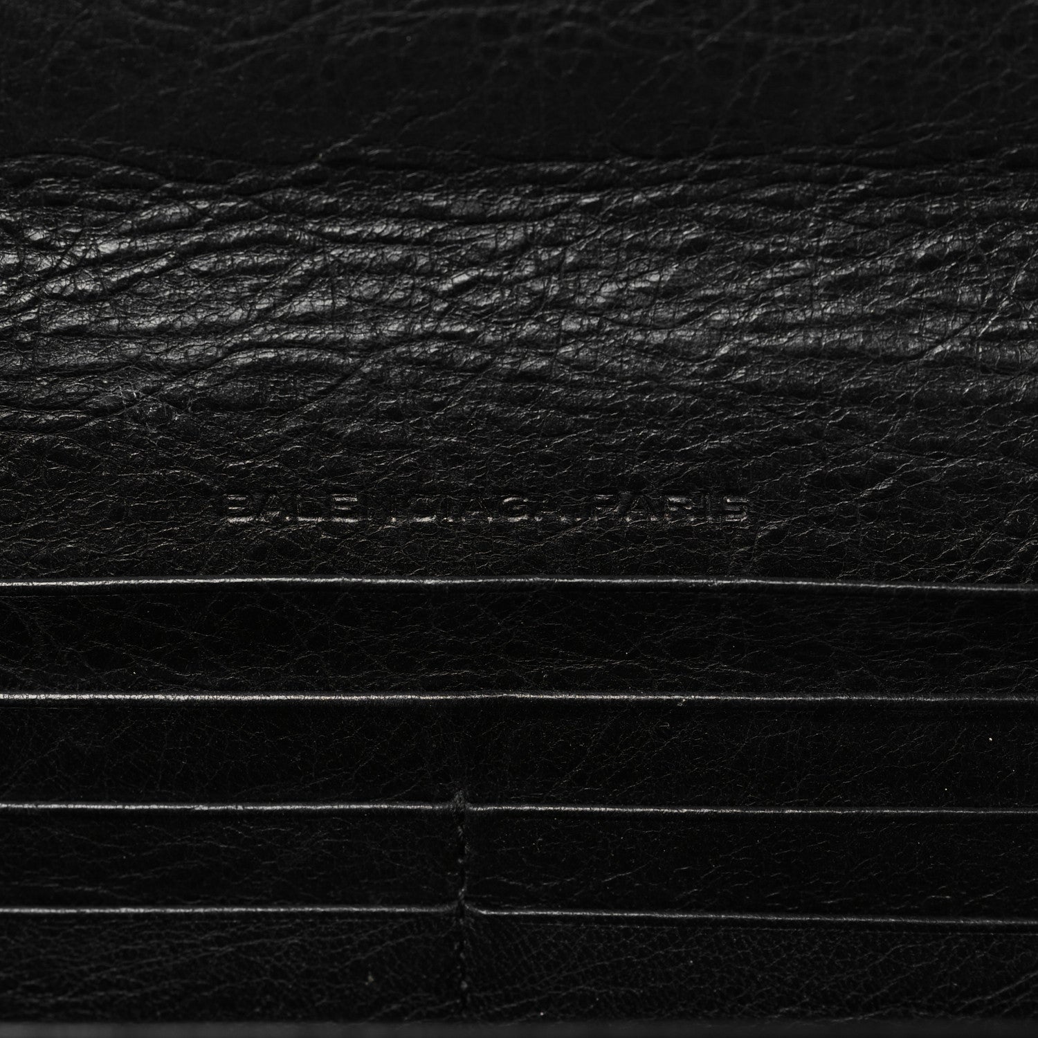 Balenciaga Agneau Giant 12 Gold Hardware Money Wallet Black 6 of 9