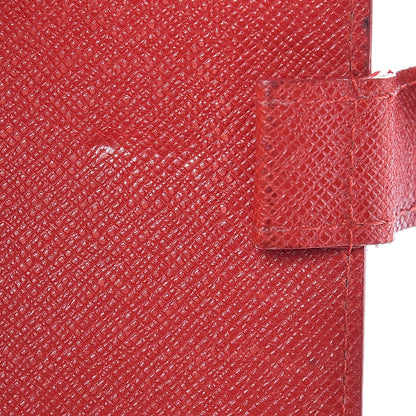 Louis Vuitton Epi Small Ring Agenda Cover Castillan Red 12 of 12