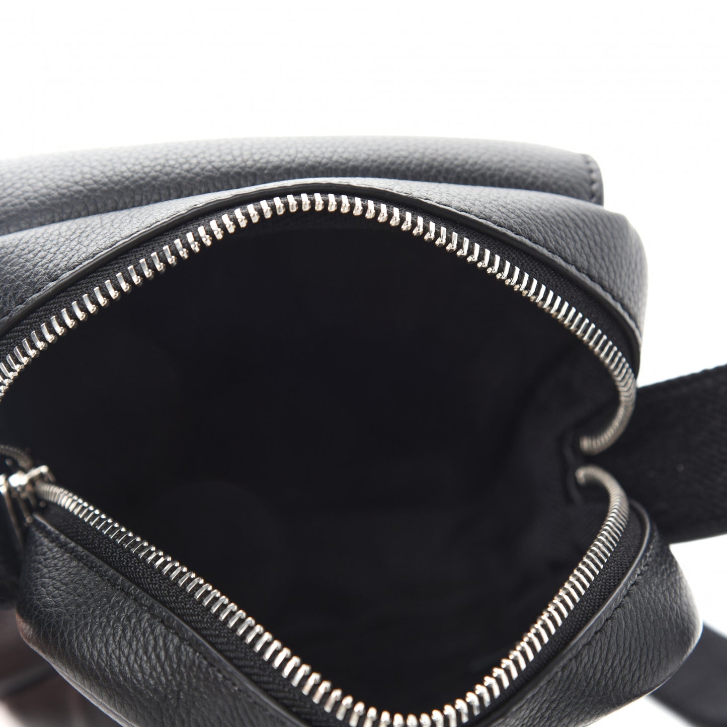 Soft Grained Calfskin XS Military Crossbody Black