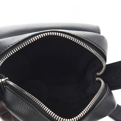 Loewe Soft Grained Calfskin XS Military Crossbody Black 5 of 10