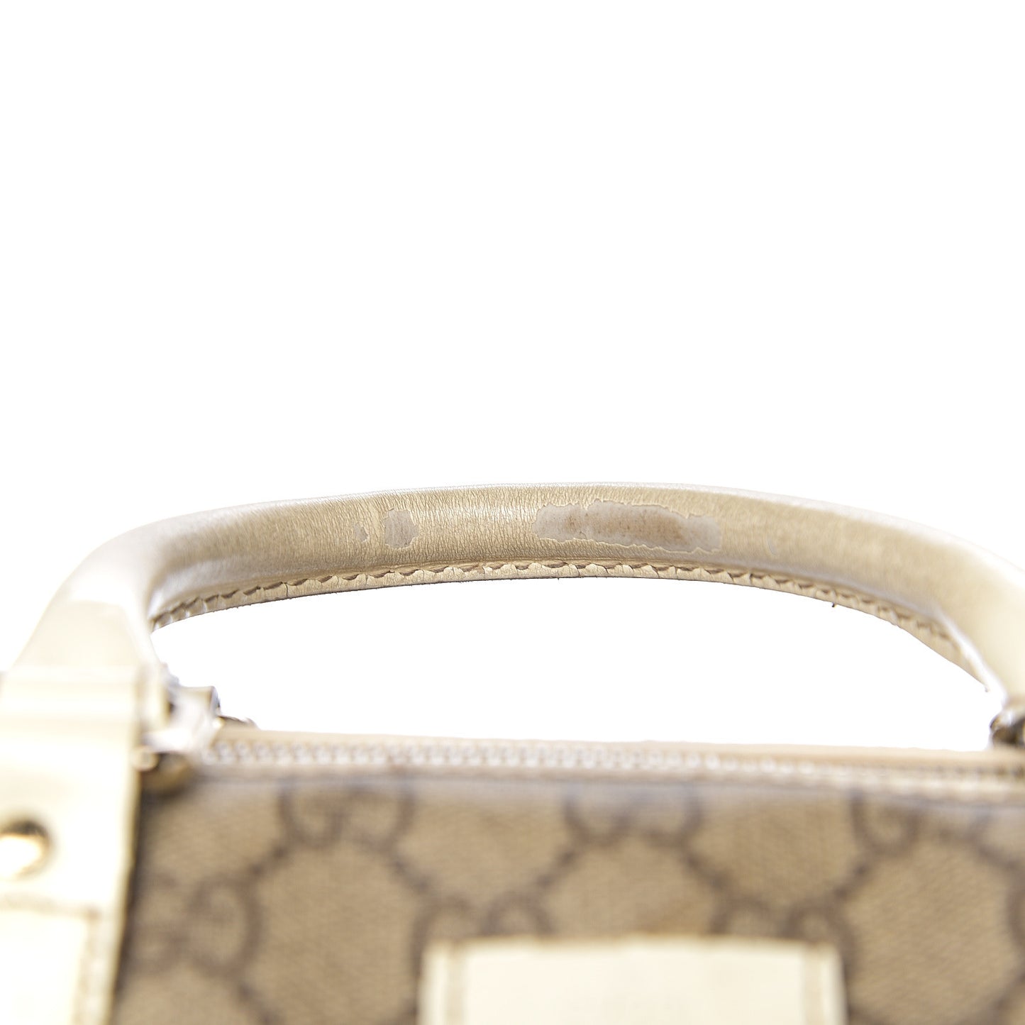 GG Plus Monogram Medium Joy Boston Off White