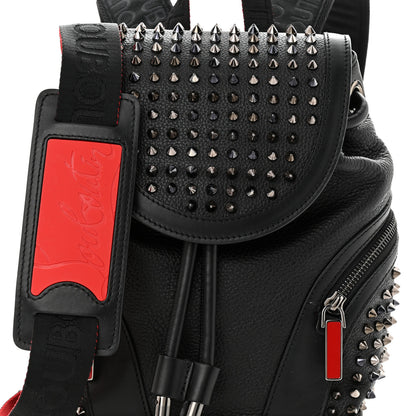 Christian Louboutin Calfskin Spiked Mini Explorafunk Keyring Bag Black 8 of 11
