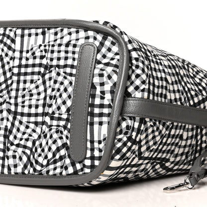 MCM Visetos Medium Liz Reversible Shopper Tote Phantom Grey 17 of 20