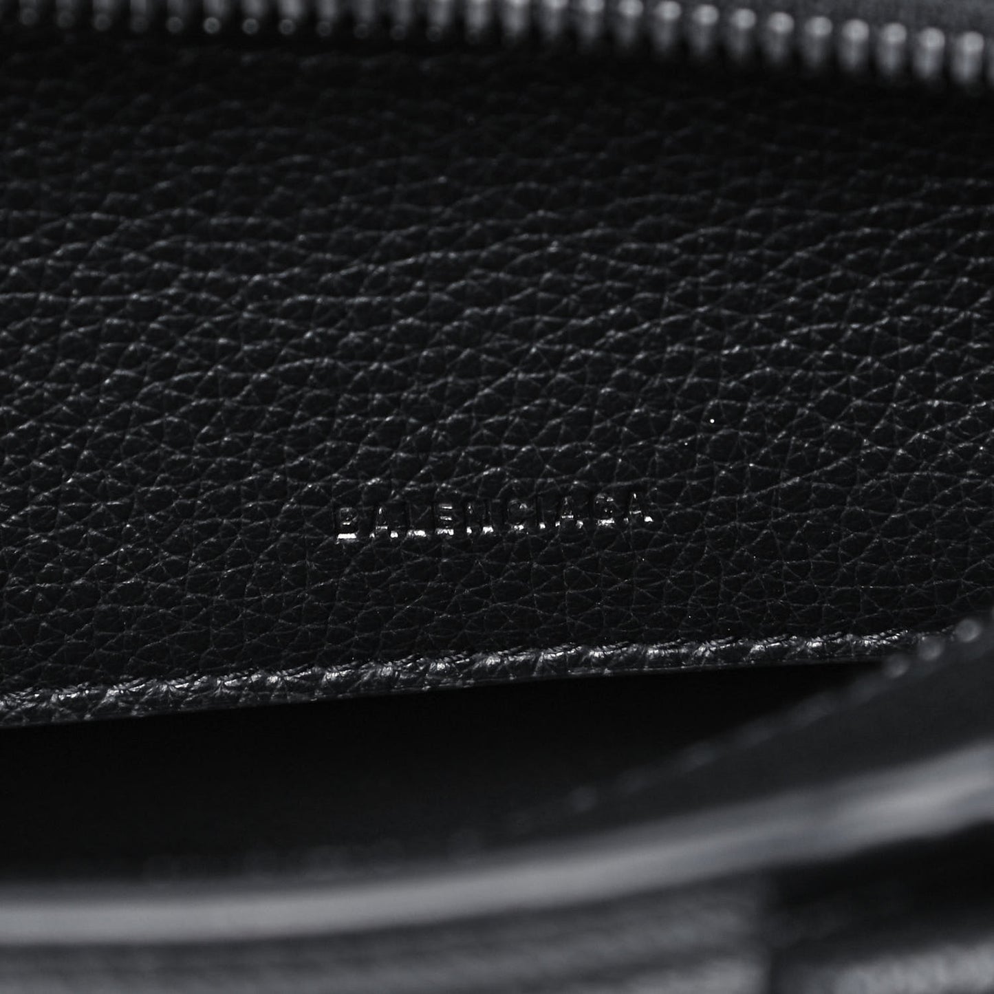 Grained Calfskin Neo Classic Black Hardware Nano City Crossbody Black