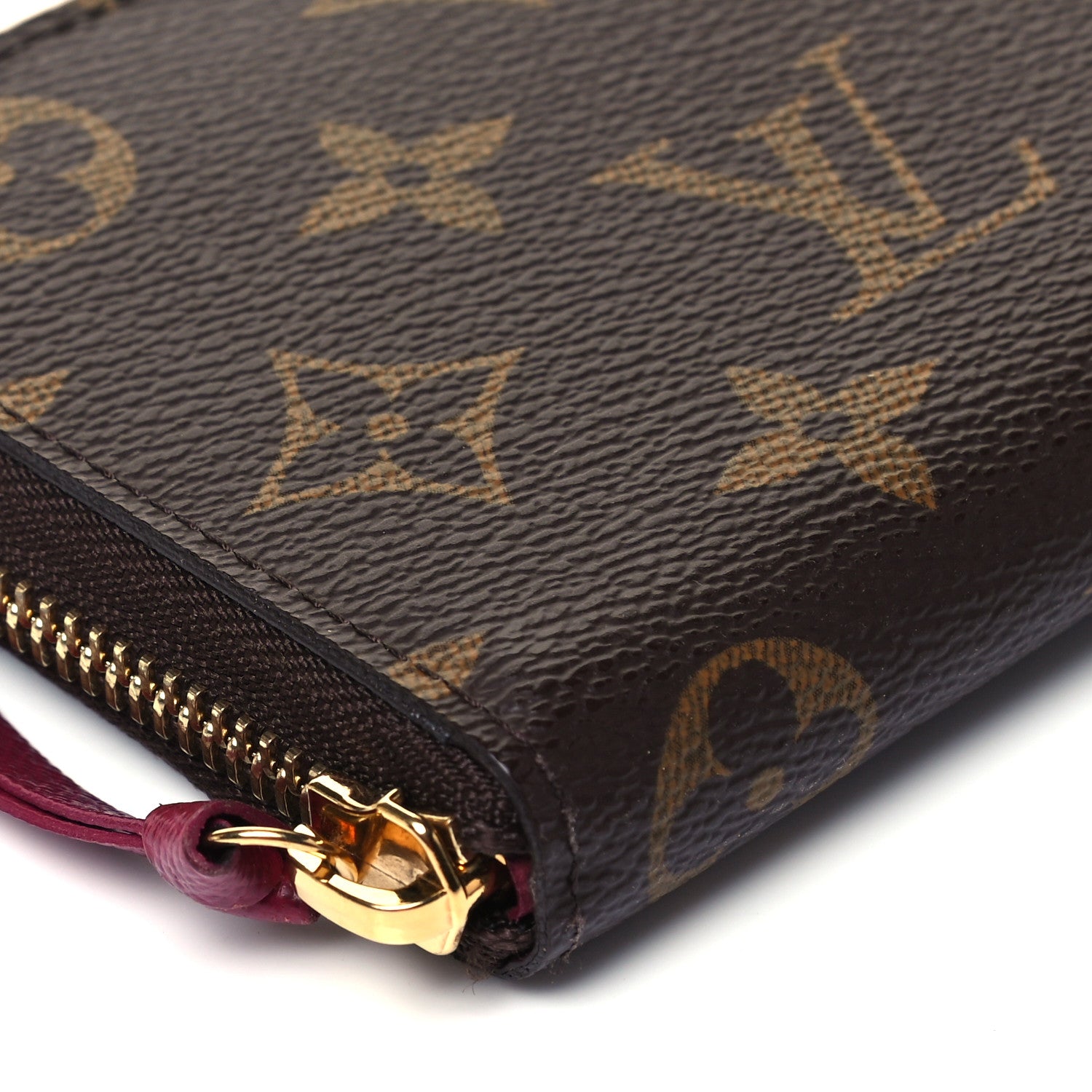 Louis Vuitton Monogram Clemence Wallet Fuchsia 7 of 8