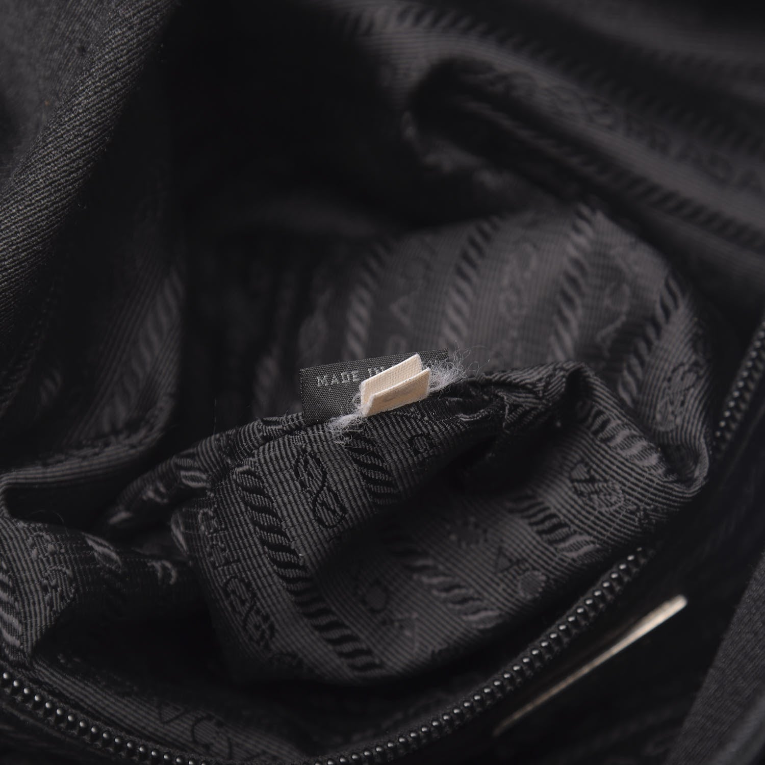 Prada Tessuto Nylon Messenger Bag Black 7 of 13