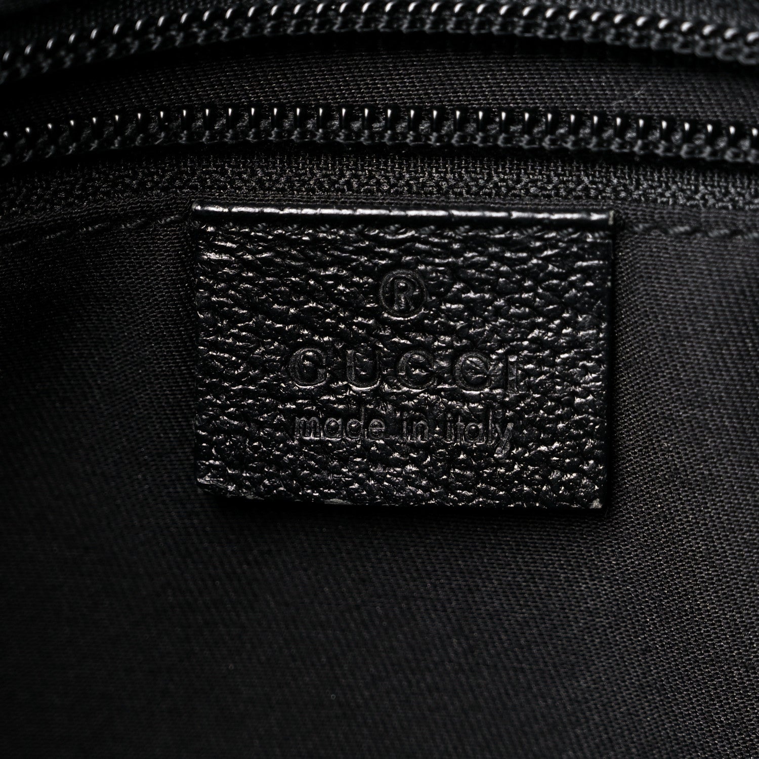 Gucci Monogram Medium Half Moon Hobo Black 6 of 13