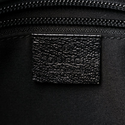 Gucci Monogram Medium Half Moon Hobo Black 6 of 13