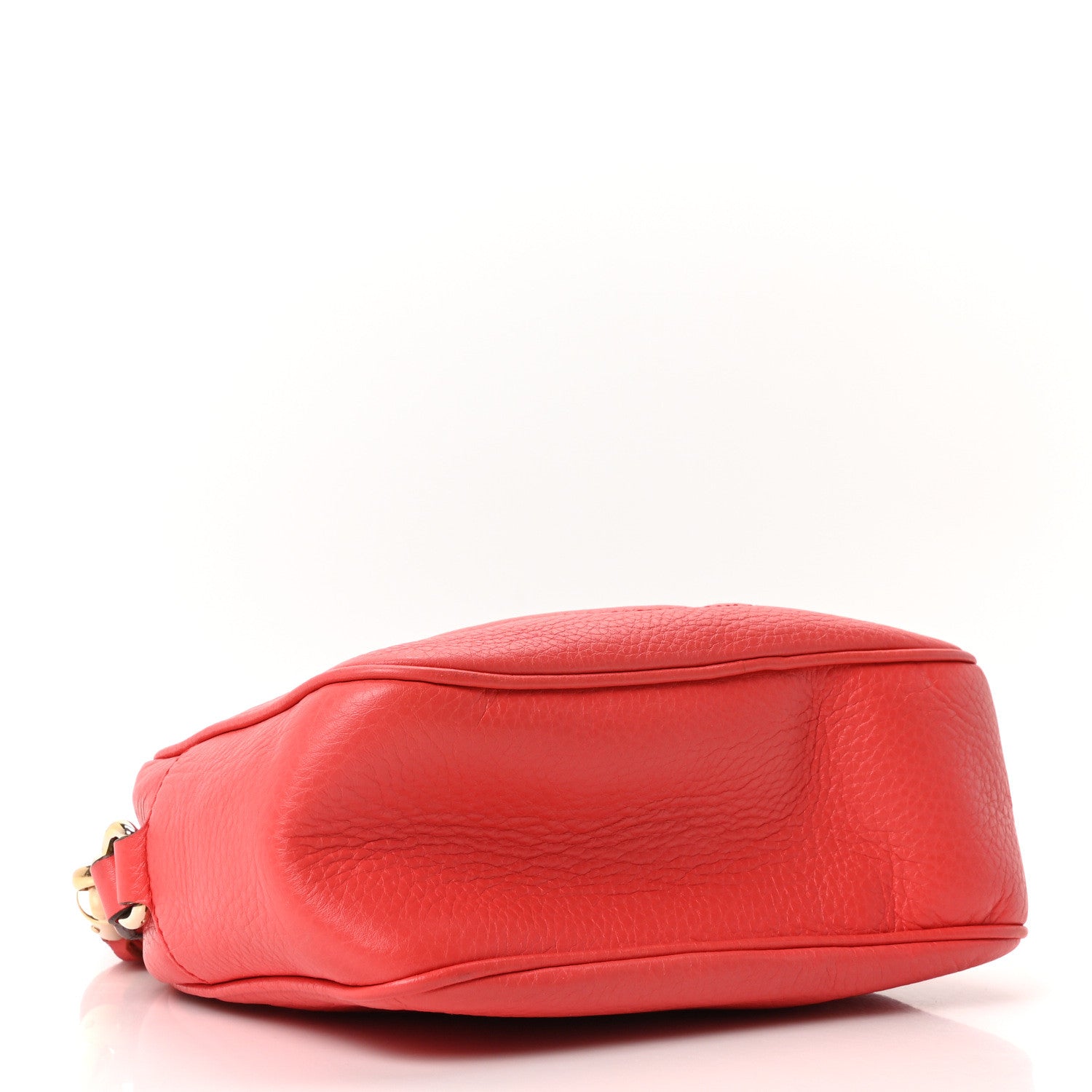 Gucci Pebbled Calfskin Small Soho Disco Bag Tabasco Red 4 of 10