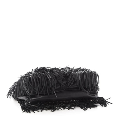 Prada Nappa Fringe Tote Black 3 of 7