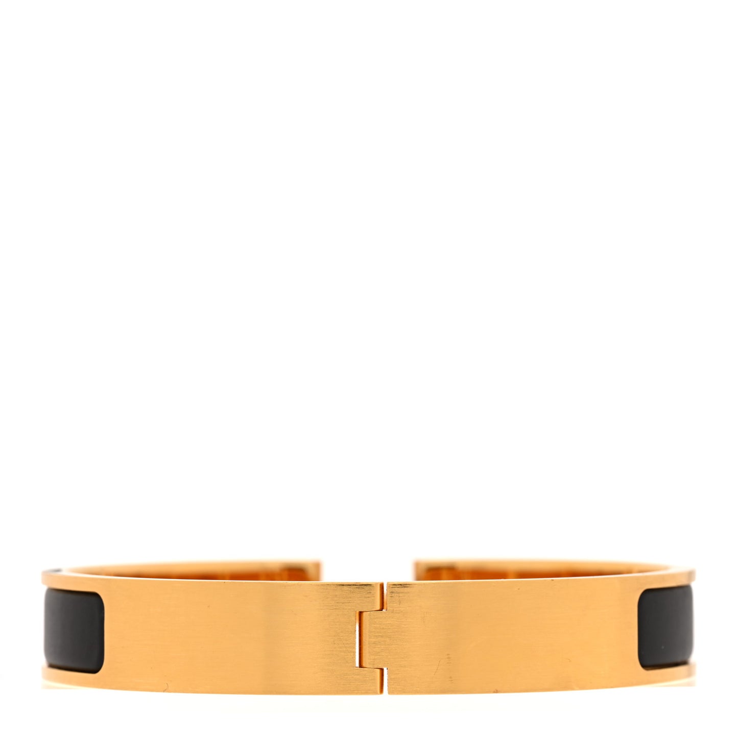 Matte Enamel Narrow Clic Clac HH Bracelet Black