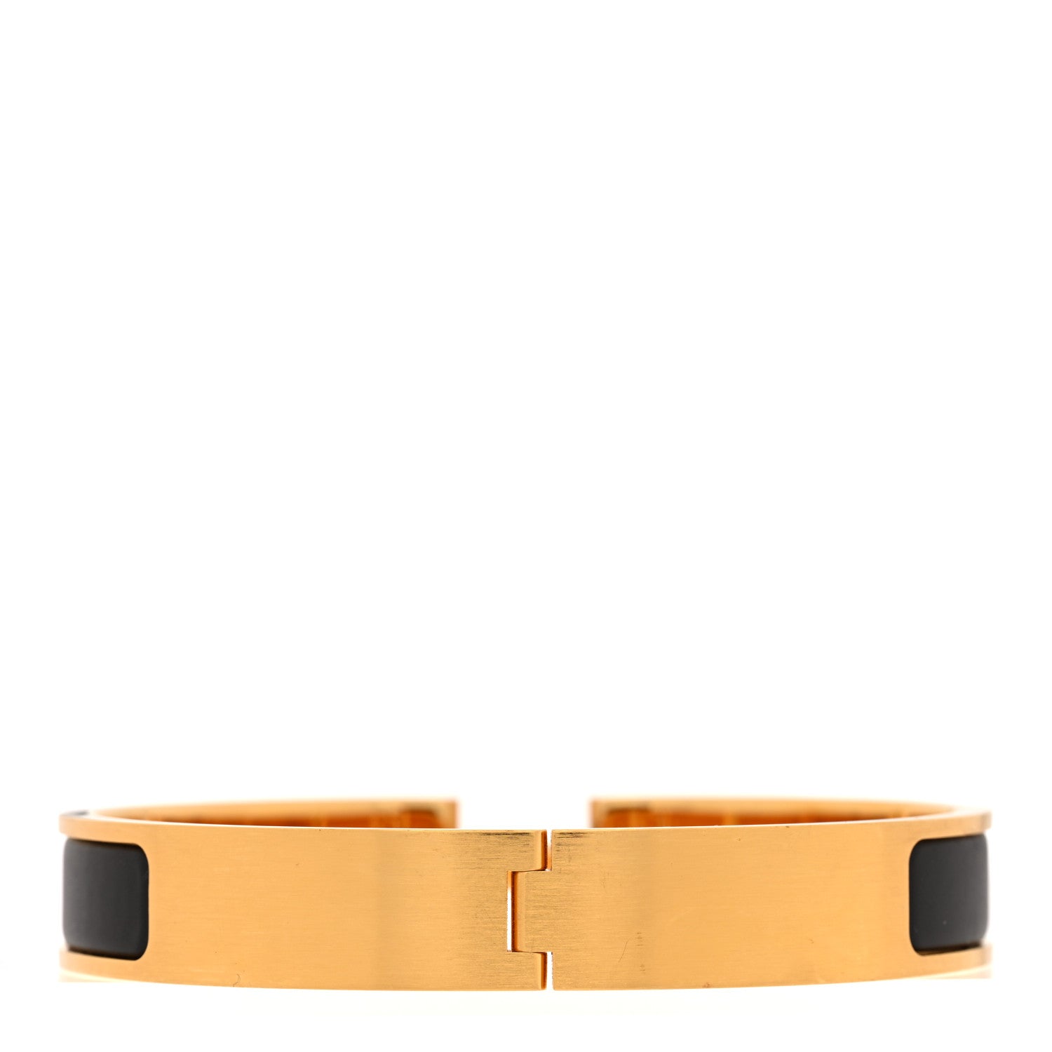 Hermes Matte Enamel Narrow Clic Clac HH Bracelet Black 3 of 5