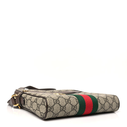 Gucci GG Supreme Monogram Web Small Ophidia Messenger Bag Brown 4 of 13
