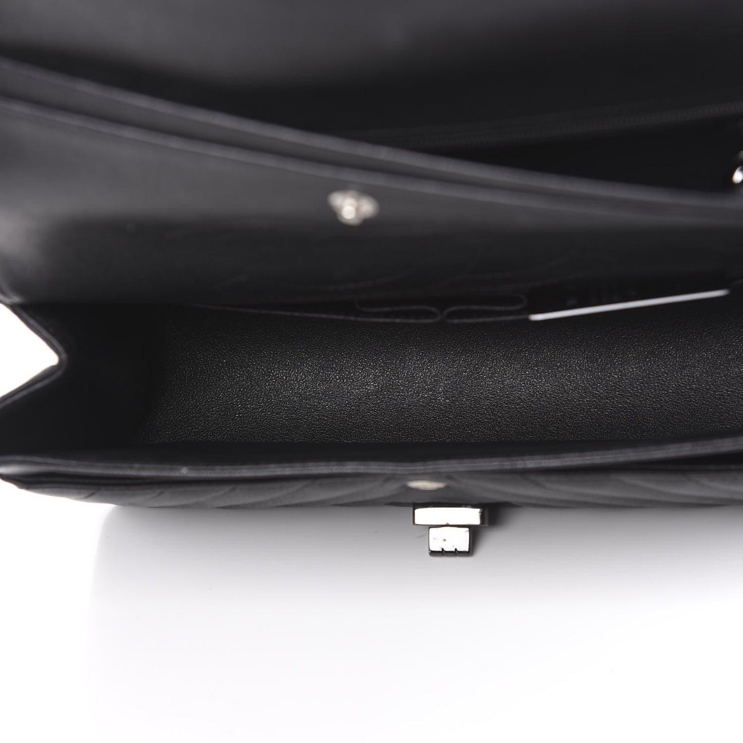 Sheepskin Chevron Quilted 2.55 Reissue 225 Double Flap So Black