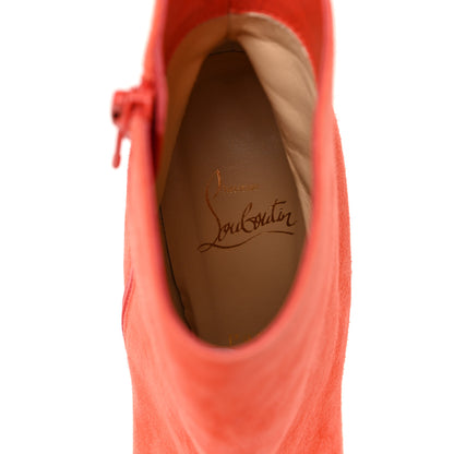 Christian Louboutin Veau Velours So Kate Booty 100 Ankle Boots 37.5 Orange 7 of 7