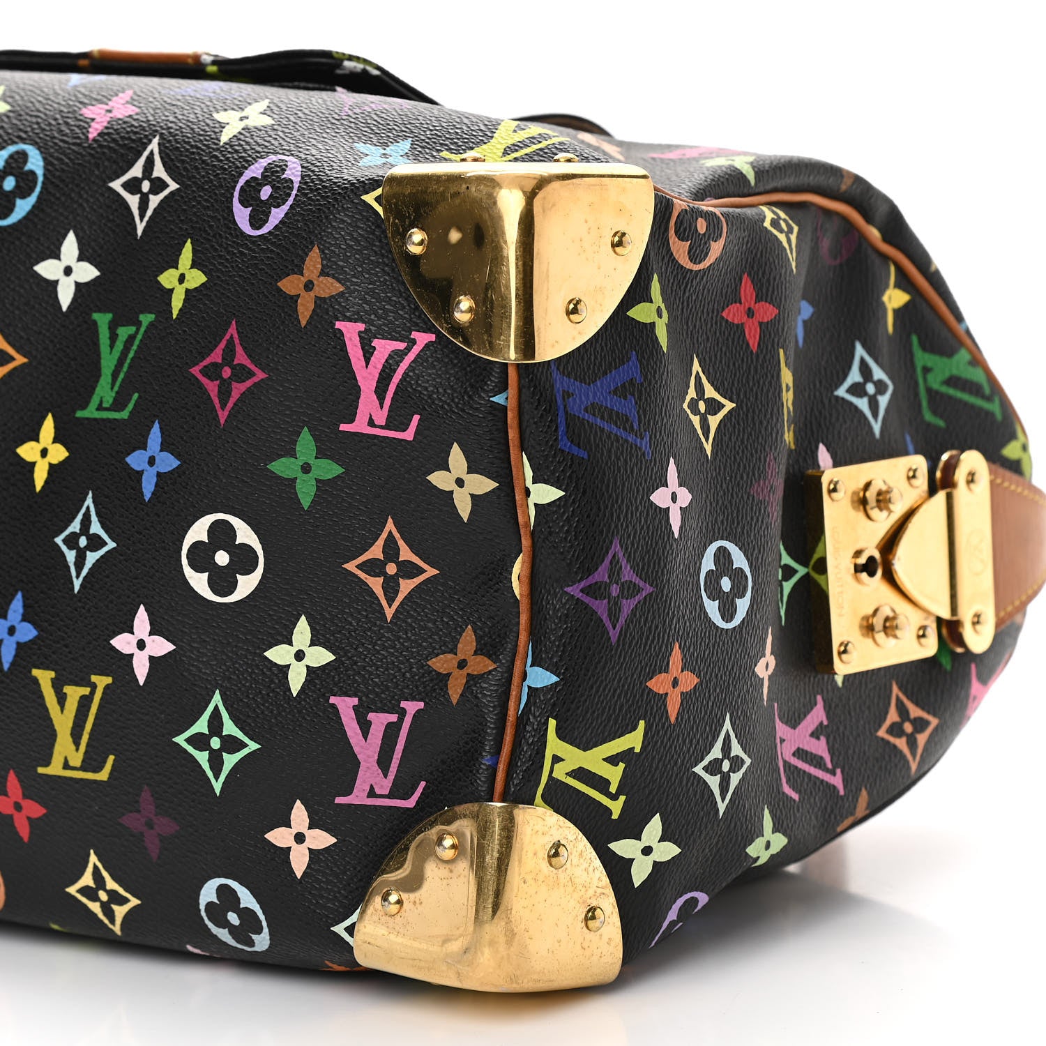 Louis Vuitton Monogram Multicolor Speedy 30 Black 6 of 10