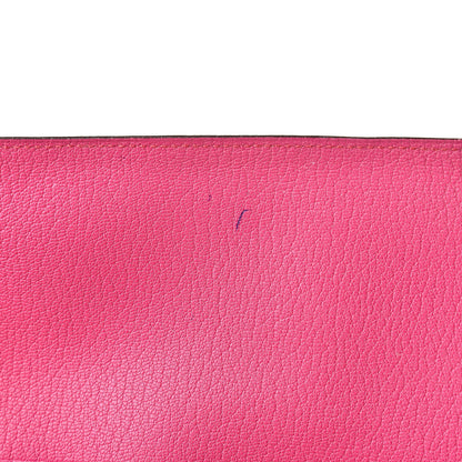 Hermes Chevre Mysore Globe Trotter Agenda Cover Rose Shocking 8 of 13