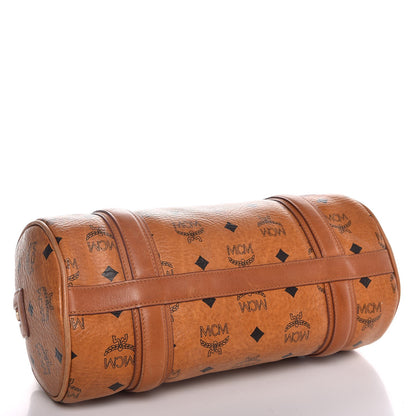 MCM Visetos Essential Barrel Bag Cognac 4 of 8