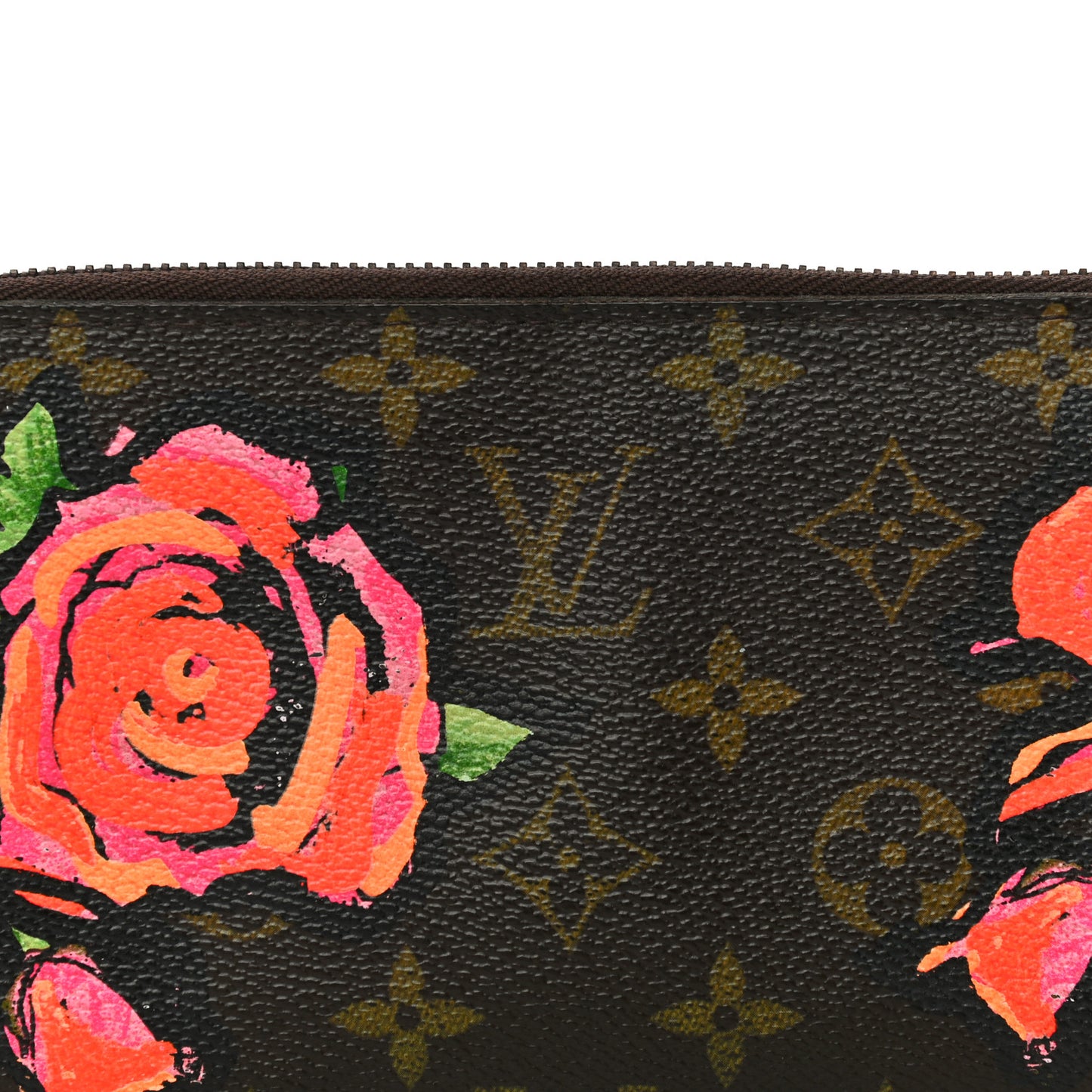 Monogram Roses Zippy Wallet