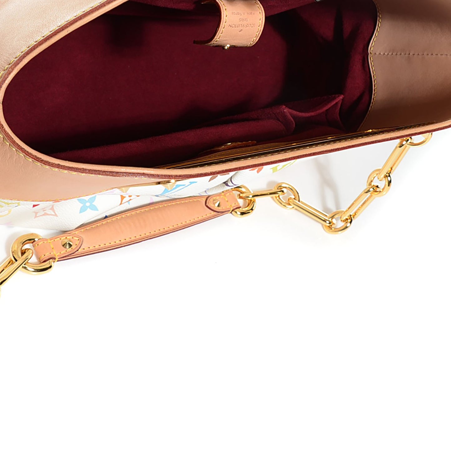 Monogram Multicolor Judy GM White