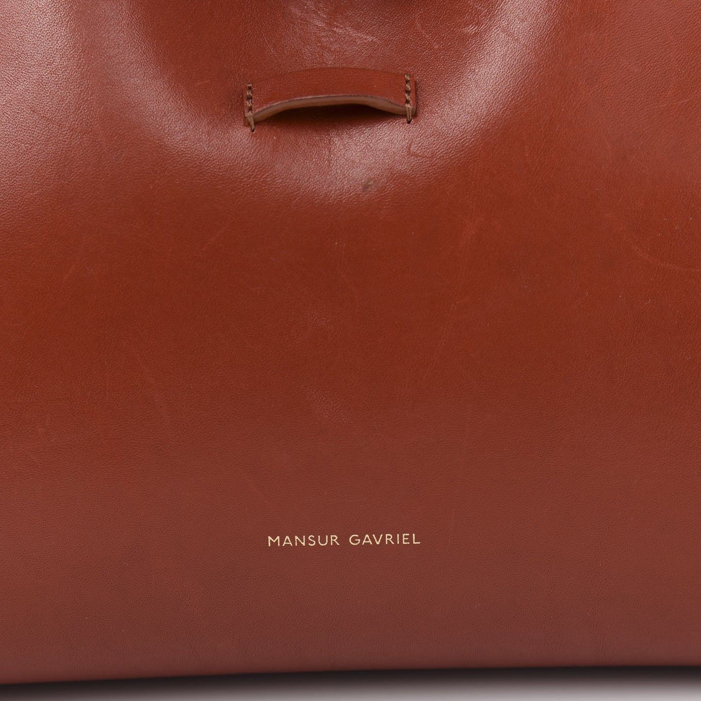 Calfskin Mini Lady Bag Brandy Cleo