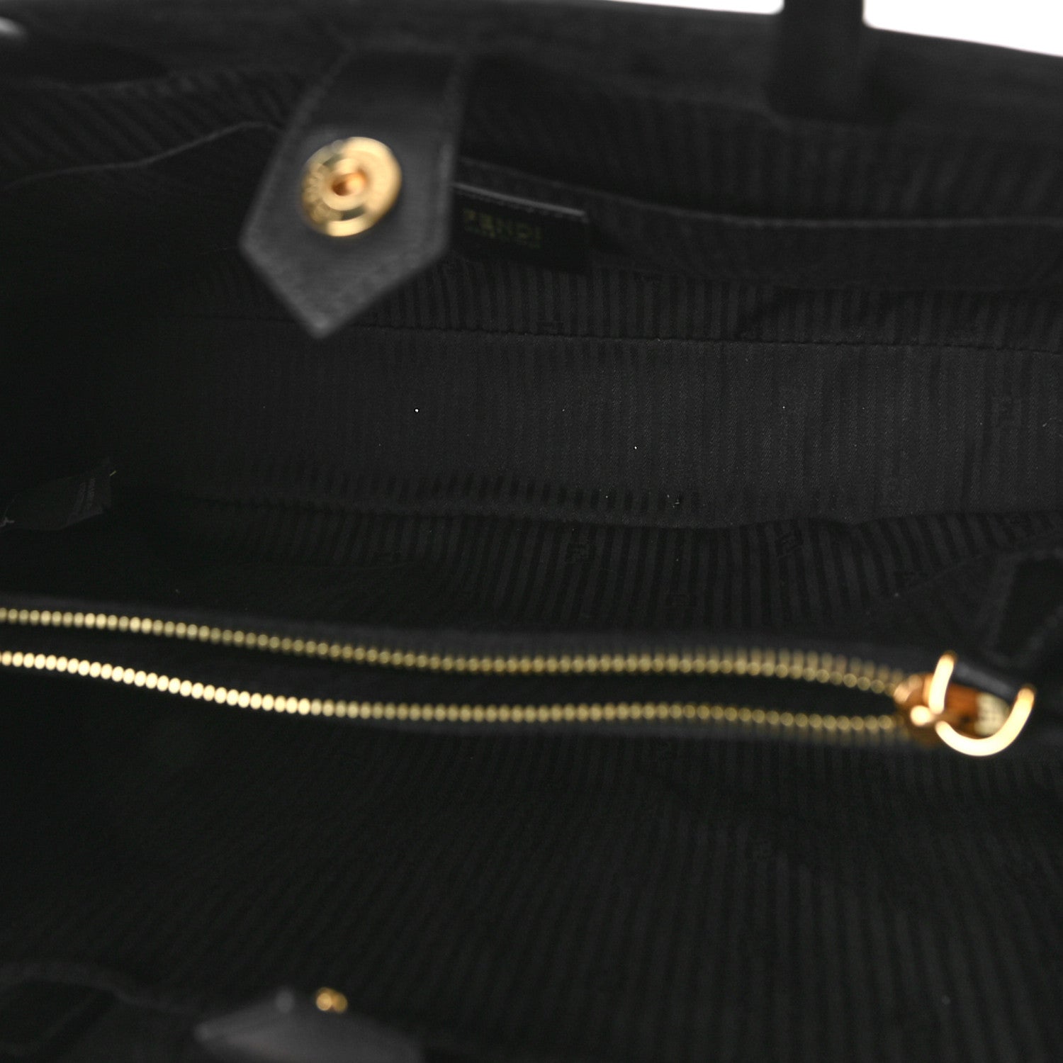 Fendi Vitello Elite Regular 2Jours Tote Black 5 of 8