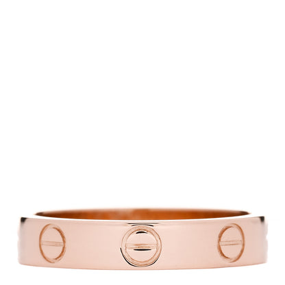 Cartier 18K Pink Gold 3.5mm LOVE Wedding Band Ring 52 6 3 of 5