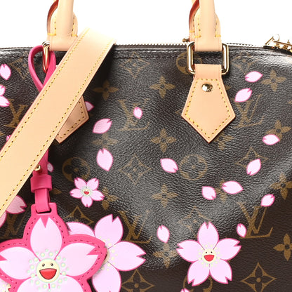 Louis Vuitton LV X TM Monogram Cherry Blossom Speedy Bandouliere 25 Sakura Brown 7 of 10