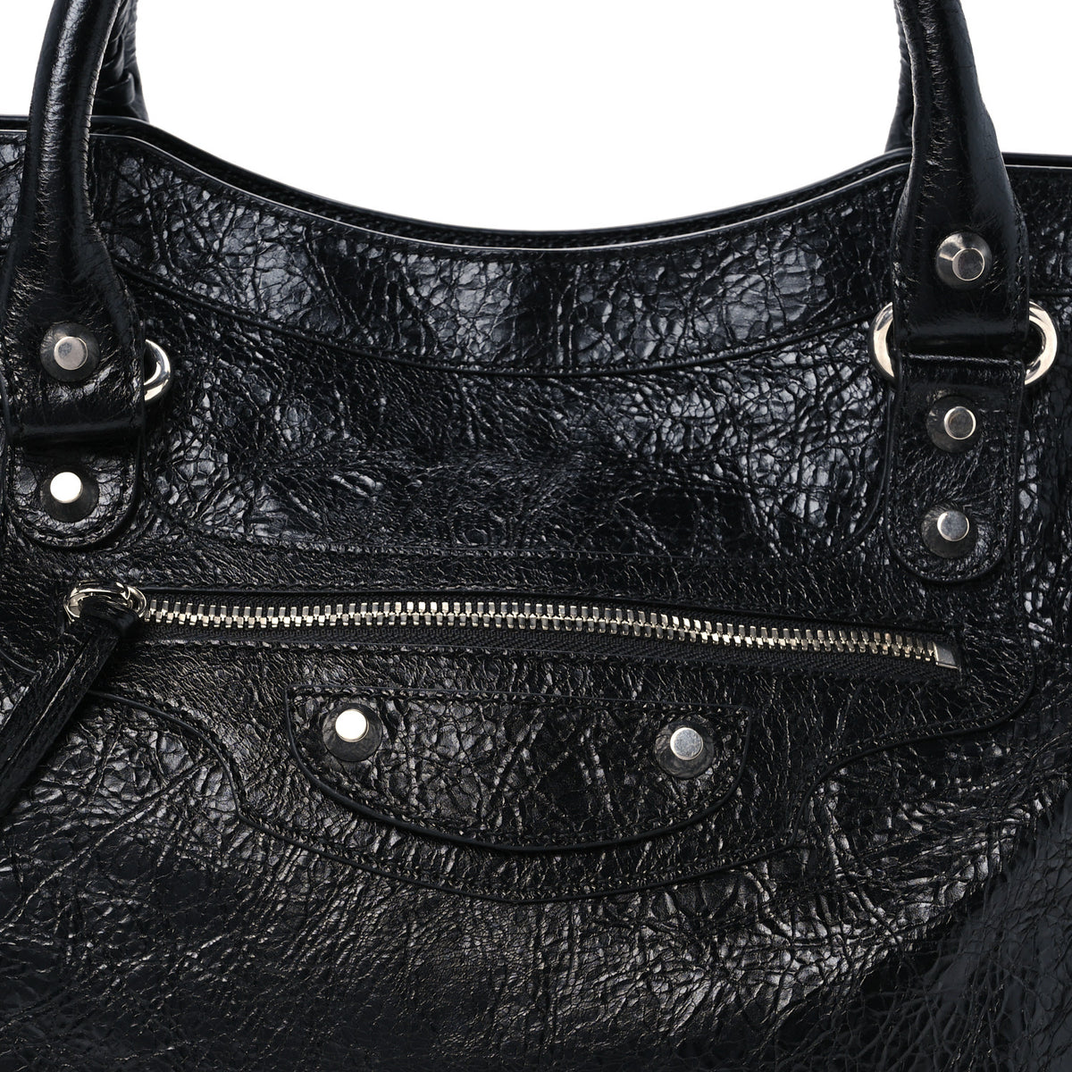 Agneau Arena Silver Hardware Medium Le City Black