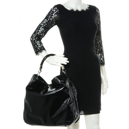 Saint Laurent Patent Large Roady Hobo Black 2 of 7