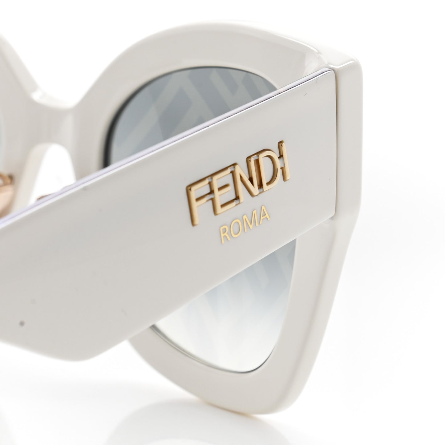 Acetate FF Sunglasses FF 0434/G/S White Gold