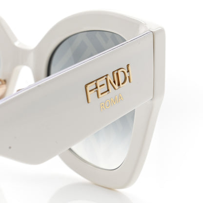 Fendi Acetate FF Sunglasses FF 0434/G/S White Gold 5 of 9