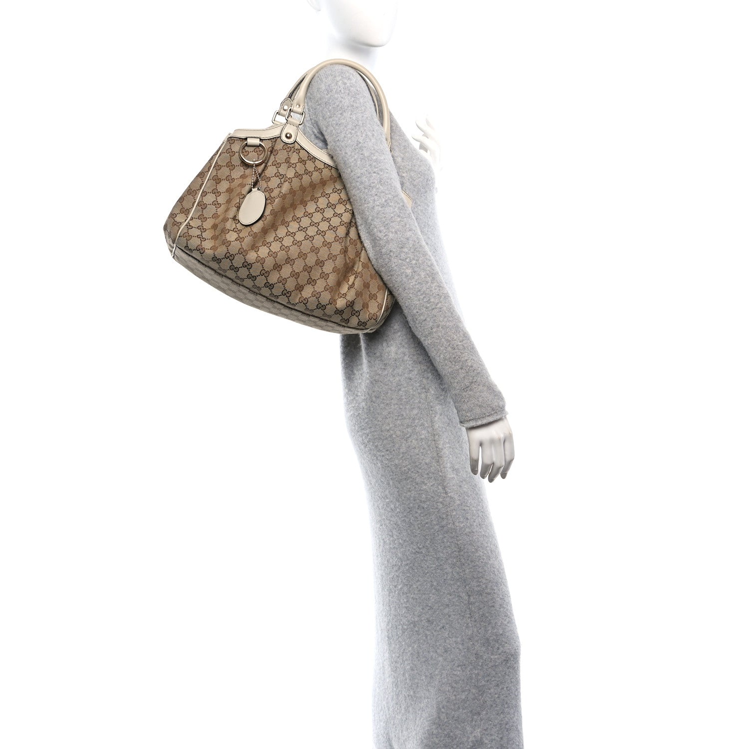 Gucci Monogram Medium Sukey Tote Off White 2 of 10