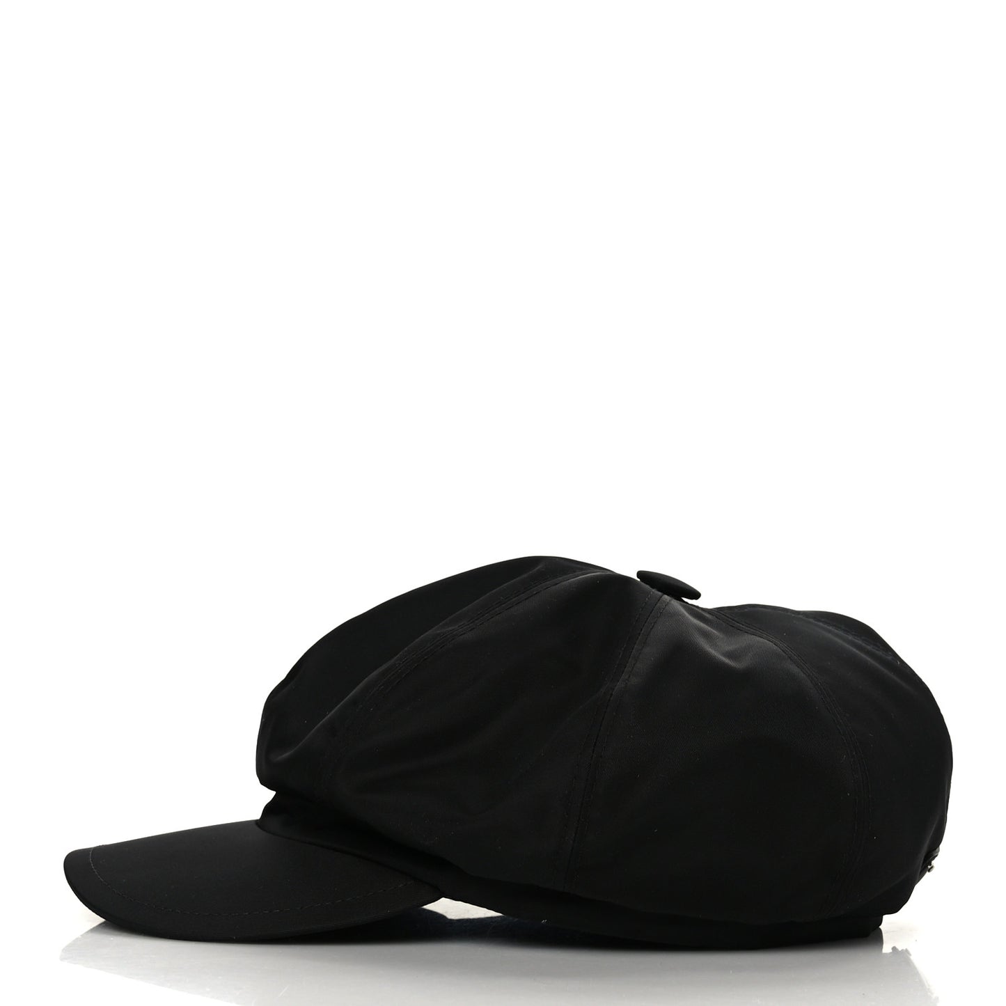 Re-Nylon Womens Newsboy Hat M Black