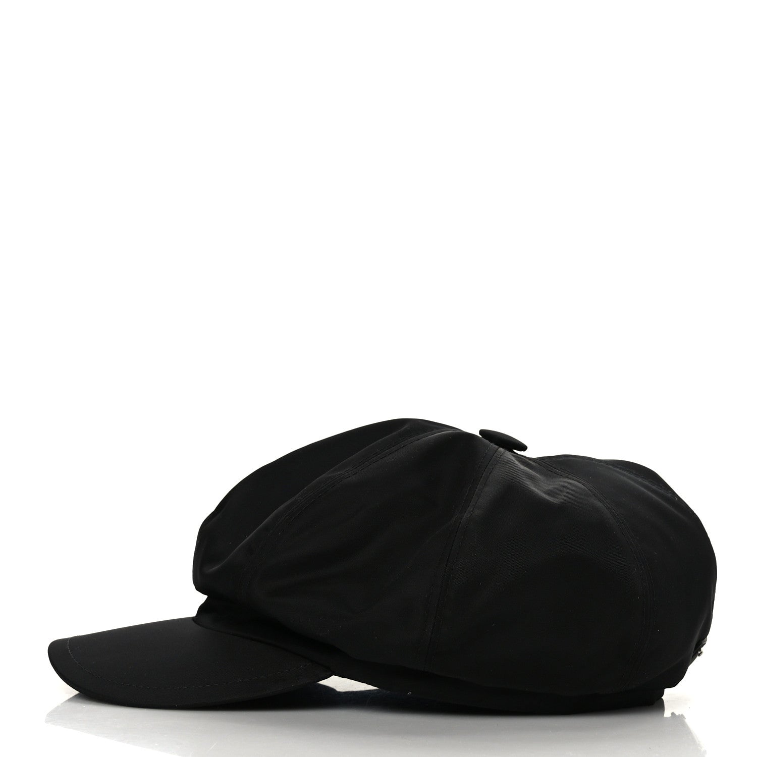 Prada Re-Nylon Womens Newsboy Hat M Black 4 of 7