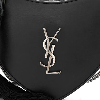 Saint Laurent Calfskin Small Monogram Love Shoulder Bag Black 8 of 10
