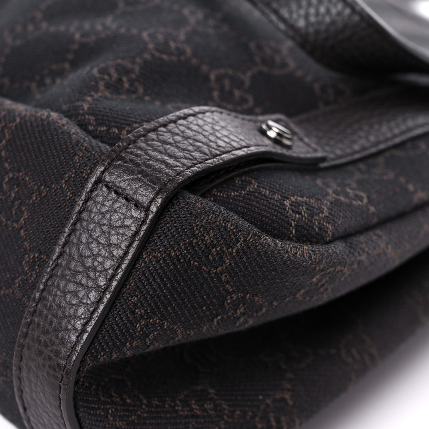 Gucci Monogram Medium Abbey Shoulder Bag Chocolate 11 of 16