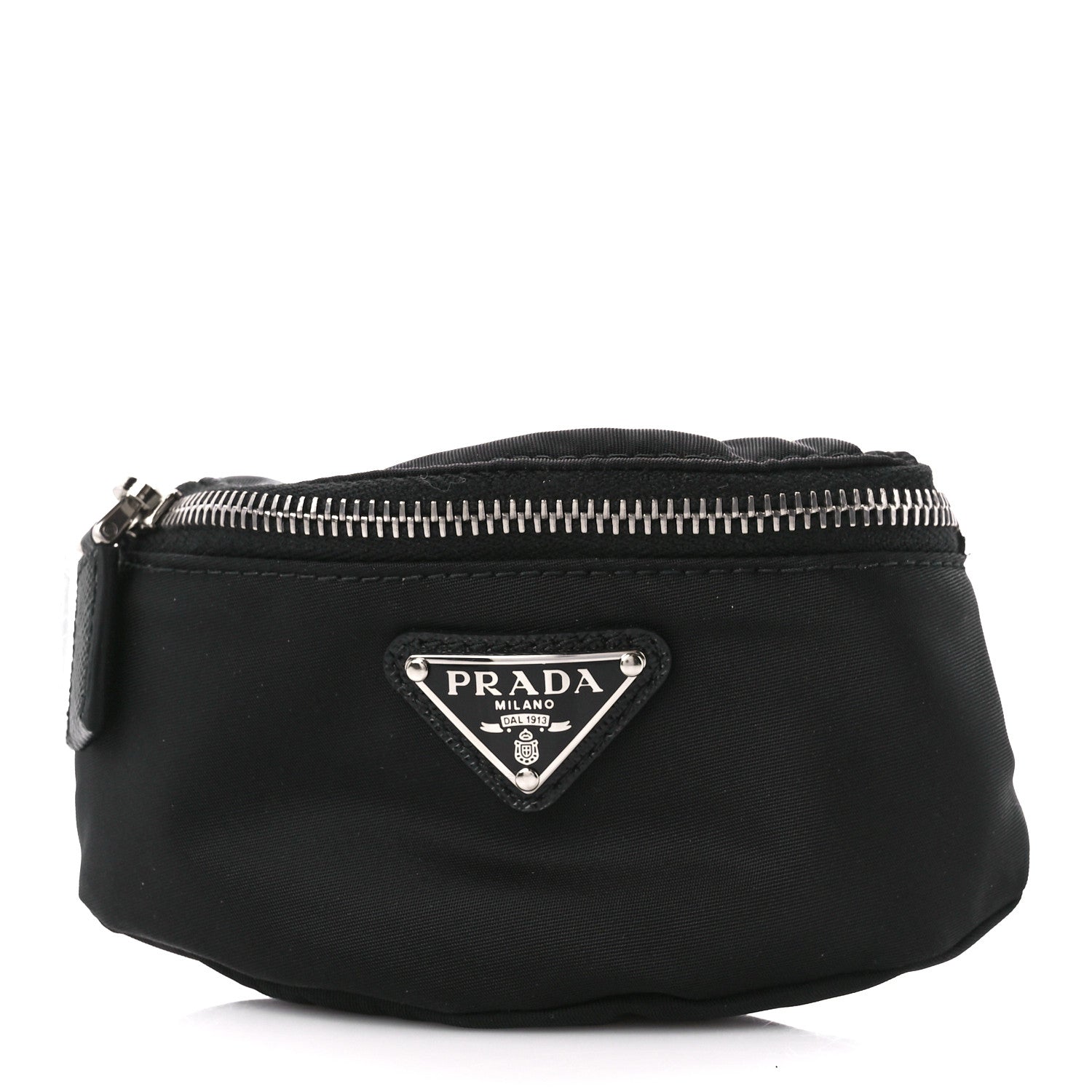 Prada Tessuto Nylon Wrist Pouch Black 1 of 10