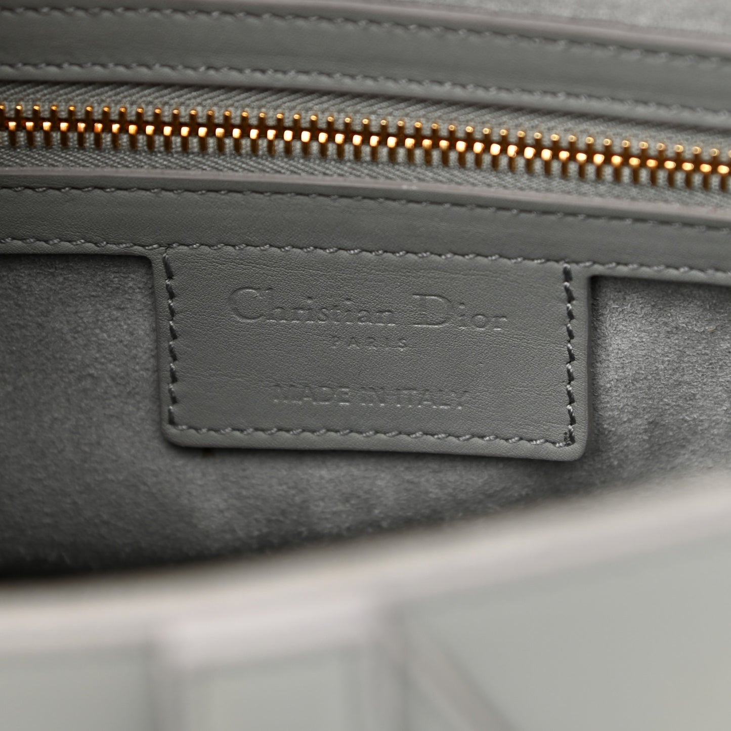 Ultra Matte Calfskin Saddle Bag Grey