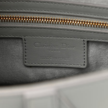 Christian Dior Ultra Matte Calfskin Saddle Bag Grey 6 of 12