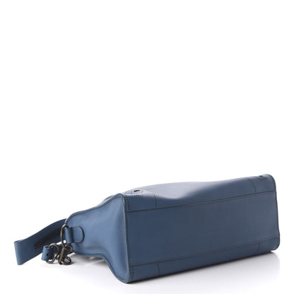 Balenciaga Veau Soyeux Perforated Blackout Hardware S City Bleu Canard 4 of 10